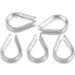 10Pcs 1/8 Wire Rope Chain Thimble for Boat Rigging | 316 Stainless | Anchor & Splicing Tool - Buy Online on GoSupps.com