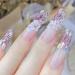 Fake Nails Tips - Full Artificial Nails in 3D Home Women Nail Tips Beginners Manicure Nails for Dating Wedding Traveling 02 - Buy Online on GoSupps.com