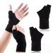 DOKLY 2 Pairs Therapy Gloves Gel Hand Wrist Support Brace Arthritis Compression for Thumb Arthritis Sport Pain Relief Tendonitis for Men and Women Fits Both Hands