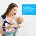 Vicloon Baby Sling Carrier for Newborns | Soft & Breathable 3D Mesh | Adjustable Buckles | Up to 20 kg | Blue Lattice Style - Buy Online on GoSupps.com