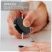 Minkissy Nail Art Drill Pen - Manicure Painting & Dotting Tool Set | Gemstone Mandala Dotting Tools | Acrylic Stippling Pen | Black 6.9x6.9cm - Buy Online on GoSupps.com