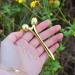 Ivy 3D Face Massage Roller - Mini Travel-Sized Y-Shaped Stainless Steel Jade Roller & Ice Roller for Face Sculpting - Gold - Buy Online on GoSupps.com