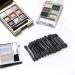 TygoMall Professional Double Head Eyeshadow Brushes - 50 Pcs Disposable Dual Sided Makeup Applicators, Black (2.44 inch) - Buy Online on GoSupps.com