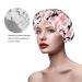Women's Reusable Stretch Hem Flower Tree Pink Cherry Blossom Shower Cap - Buy Online on GoSupps.com