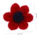 SHINEOFI 10pcs Diy Accessories Hair Barrettes Sewing Crochet Flowers Diy Headdress Supplies Petals Patch Claret 4X4X1.5CM - Buy Online on GoSupps.com