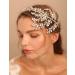 Deniferymakeup Rhinestone Wedding Hair Accessory Crystal Headband for Bride Crystal Leaves Hairstyles for Wedding - Buy Online on GoSupps.com