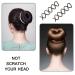 LEBQ Black Spiral Hair Clip - 20 Pcs - Perfect for DIY Hairstyles Bun Pins & Hair Accessories | International Shipping Available - Buy Online on GoSupps.com
