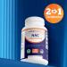 Vitamatic NAC Supplement N-Acetyl-L-Cysteine (NAC) with Milk Thistle 50:1 Extract - Supports Immune Respiratory Liver Health 1200 mg per Serving 120 Veg Capsules - 2 Pack - Buy Online on GoSupps.com