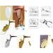 Shop Leklai Glasses Pads - Zirconia Nose Pads for Sunglasses Screwable Repair Solution 1 Pair - Buy Online on GoSupps.com