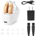 Hoyesch Rechargeable Hearing Amplifier for Seniors | Noise Cancelling Digital Ear Assist Device with Volume Control - White-Beige - Buy Online on GoSupps.com