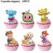 25PCS Children Cake Toppers Cupcake Toppers Cake Decorations Children Birthday Party Supplies Decorations (3) - Buy Online on GoSupps.com