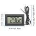 VOKTTA 3PCS Digital LCD Thermometer with 1M NTC Probe -50 C to +110 C for Refrigerator Aquarium - Buy Online on GoSupps.com
