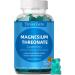 Magnesium Threonate Gummies 500mg, Sugar Free L-Threonate Gummies for Adults Kids, Best Mganesium Gummies for Brain, Non-GMO, Gulten Free, Vegan, Pectin, 60 60 Count (Pack of 1)