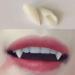 2pcs Halloween Artificial Teeth - Denture Props for Cosplay & Party Decorations | International Shipping - Buy Online on GoSupps.com