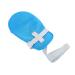 Fixed Restraint Gloves for Elderly | Anti-Scratch Non-Sterile Palm Protectors with Soft Plate Strap (Blue) - International Shipping Available - Buy Online on GoSupps.com