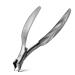 FERYES Wide Jaw Thick Toenail Clippers for Seniors - Precision Stainless Steel Nail Clippers for Thick Nails with Catcher Silver