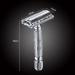 BAILI Butterfly Open TTO Double Edge Metal Safety Razor Kit with Platinum Blade - Silver - Buy Online on GoSupps.com