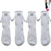 Couple Holding Hands Socks Hand in Hand Socks Magnetic Hand Holding Socks Funny Magnetic Suction 3D Doll Couple Socks Mid-Tube Socks Magnetic Three-Dimensional Doll Socks (2Pairs-White)