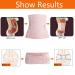 WANYI 4-Patch Postpartum Belly Wrap with Pelvis Belt - C-Section Recovery Belt - Pink - Size L - Buy Online on GoSupps.com