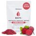 Beets+ 100% Organic Beet Root Powder Blend with Vitamins & Prebiotics for Blood Pressure Support - Beetroot Juice Powder for Heart Health