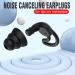 Reusable 3-Layer Sound-Proof Earplugs for Sleeping, Working, Concerts - Black - Buy Online on GoSupps.com