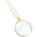 Gold Chain Necklace with 1-3/4 Inch Optical Magnifier Lens - Ideal for Reading Fine Print and Increasing Vision - Library Reading Jewelry - Buy Online on GoSupps.com