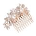 MAGICLULU Bridal Hair Accessory Crystal Hair Accessories Bridal Headpiece Girls Hair Accessories Bridal Hair Accessories Girl Hair Accessories Unique Accessory Alloy Comb Bride