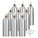 TIANZD 12 Pcs 500ml Empty Silver Aluminium Fine Mist Spray Bottle with White/Gold Metal Spray Head Refillable Travel Alu Bottles for Body Sprays Room Fragrances Perfumes Hair Garden Funnel Gold 500ml