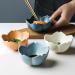 Fruit Bowl Snack Containers Soy Sauce Set Flower Shape Ceramic Appetizer Plate Dipping Bowl Mini Condiment Bowl Soy Sauce Vinegar Snack Salad Olive Oil Breakfast Bowls (Color : D) (B) - Buy Online on GoSupps.com