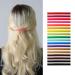 Aurora Pin Hair Barrettes Clips Set - Medium Plastic Dome Styling Accessories - Decorative Clamps For Half Updo & Ponytail - For Girls  Women with Medium Hair - 18 Colored Pieces  Made in Korea