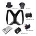 YAKAON Posture Corrector for Men and Women Premium Back Brace Support Straightener with Adjustable Shoulder Straps to Eliminate Shoulder Neck and Back Pain (L) Black-L: 27"- 36" - Buy Online on GoSupps.com