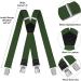 Buy Hnoom X-Shaped Braces for Men - 3.8cm Wide 120m Length Adjustable & Elastic with 4 Strong Metal Clips Perfect for Men & Women - Buy Online on GoSupps.com