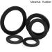Qrity 6-Piece O-Ring Sealing Rubber Set - Kitchen Sink Replacement Seals 60mm Outer Diameter 51mm Inner Diameter for Pipe Sealing - Buy Online on GoSupps.com
