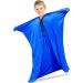 Puffn sensory body sock robust and durable breathable sack perfect for children with sensory processing disorders (size: blue-xl-64 x29)