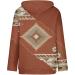 Women's Western Aztec Geometric Hoodie Sweatshirt - Coffee, 3X-Large - Buy Online on GoSupps.com