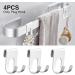 Buy Lohill 4-Piece Shower Razor Holder - No Drill Stainless Steel Self-Adhesive Multi-Purpose Hooks - Buy Online on GoSupps.com