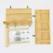 Parrot Climbing Ladder Playground with Swing & Stand - Bird Cage Chew Toy Set for Small Birds & Hamsters - Buy Online on GoSupps.com
