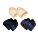 3 Pair Heel Cushions Protectors Plantar Fasciitis Heel Pads Heel Cushion Inserts Heel Cups Adjustable Breathable Heel Support for Women and Men (L  Black+Blue+Beige) L Black+blue+beige