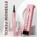 3D Waterproof Eyebrow Pencil Precise Eyebrow Pencil With 4 Tips Lasting Tattoo Brow Pencil Ink Sketch Long Lasting Natural Eyebrow Pencil(Dark Brown) - Buy Online on GoSupps.com