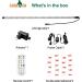 Longrun LED Strip Lights LED Water Blade Features Lights IP68 Waterproof Pond Pool Light Underwater with Remote APP Control LED Light for Garden Fountain Outdoor Aquarium-37.5cm 37.5cm(APP) - Buy Online on GoSupps.com