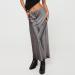 Shop Women's Winter Boho Skirt | Elastic High Waist A-Line Casual Skirt - Flowy Gray Design - Buy Online on GoSupps.com