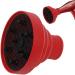 Pzuryhg Hair Dryer Vent Hood | Foldable Silicone Blow Dryer Attachment Heat Resistant Soft Blow Dryer Accessory Multifunctional Hair Styling Supplies for Girls red - Buy Online on GoSupps.com