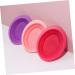 Ipetboom Makeup Brush Scrub Pad Make up Makeup Brush Scrubber Portable Hair Brush Cleaning Scrubber Makeup Accessories Silicone Brush Cleaning Pad Silica Gel Pink Cosmetic Cleaning Bowl - Buy Online on GoSupps.com