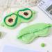 Healifty Cartoon Avocado Sleep Mask with Soft Plush Cover - for Women and Men - Ideal for Travel and Night Sleep - Buy Online on GoSupps.com