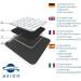 16 Reusable Electrode Pads 10x5cm & 5x5cm | High Conductivity | Certified TENS & EMS Device | Axion - Buy Online on GoSupps.com