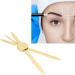 Eyebrow Ruler Adjustable Accurate Positioning Stainless Steel Material Gold Design Brow Measuring Tool - Buy Online on GoSupps.com