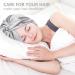 22 Momme 100% Pure Mulberry Silk Grey Sleep Cap for Women - Double Layer Hair Bonnet for Sleeping - Buy Online on GoSupps.com