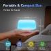 Apvrosiait White Noise Machine Baby Sleep Sound Machine 7 Color Lights Portable Travel Noise Sound Machine 34 Soothing Sounds Sleep Sound Machine Good for Sleep - Buy Online on GoSupps.com