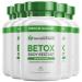 Betox Body Restart Supplement for intestinal cleansing detox treatment (5 doses of 60 capsules each)