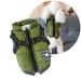 Oncpcare Dog Coat with Harness for Small Dogs Warm Dog Winter Coat Pet Jacket for Cats Puppies Small Dogs L Green